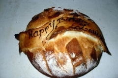 Decorated bread