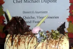 Three Chocolate Bûche