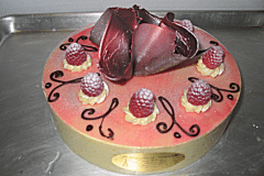 Framboisier cake (raspberry)