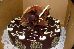 Chocolate grand marnier cake