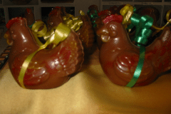 Chocolate hens