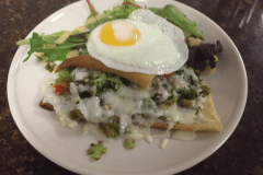 Crepe with egg