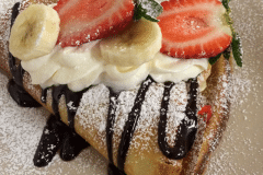 Strawberry Banana Crepe